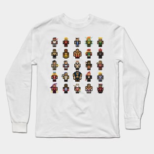 Fighter Pixels Long Sleeve T-Shirt